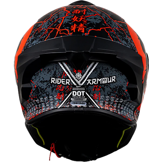 CASCO BUSTER RIDER ARMOUR ROJO