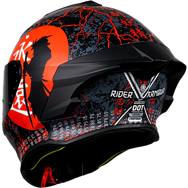 CASCO BUSTER RIDER ARMOUR ROJO