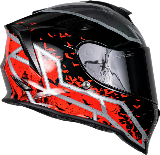 DC CASCO KROON BATMAN ROJO