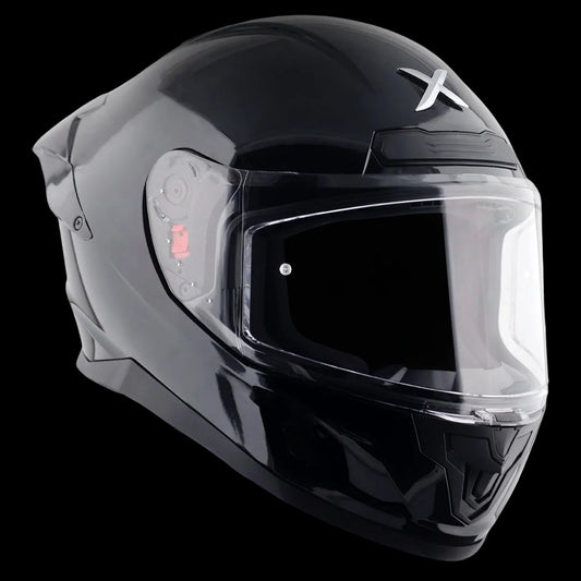 CASCO SABER NEGRO SOLIDO
