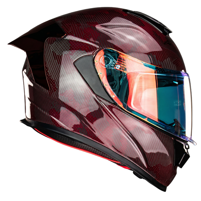 CASCO NEXUS FIBRA DE CARBON ROJO 1