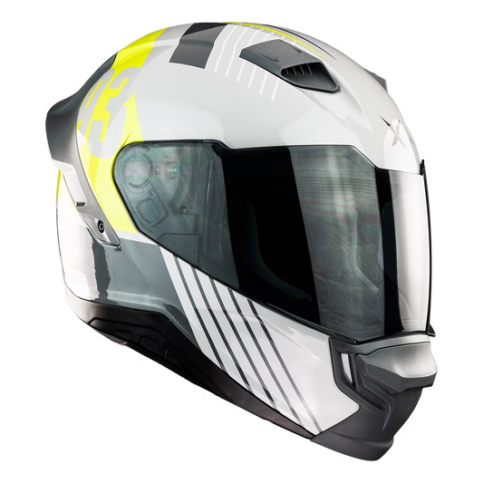 CASCO LOWEN SONICO GRIS NEON Cascos X-KOV + de motociclista