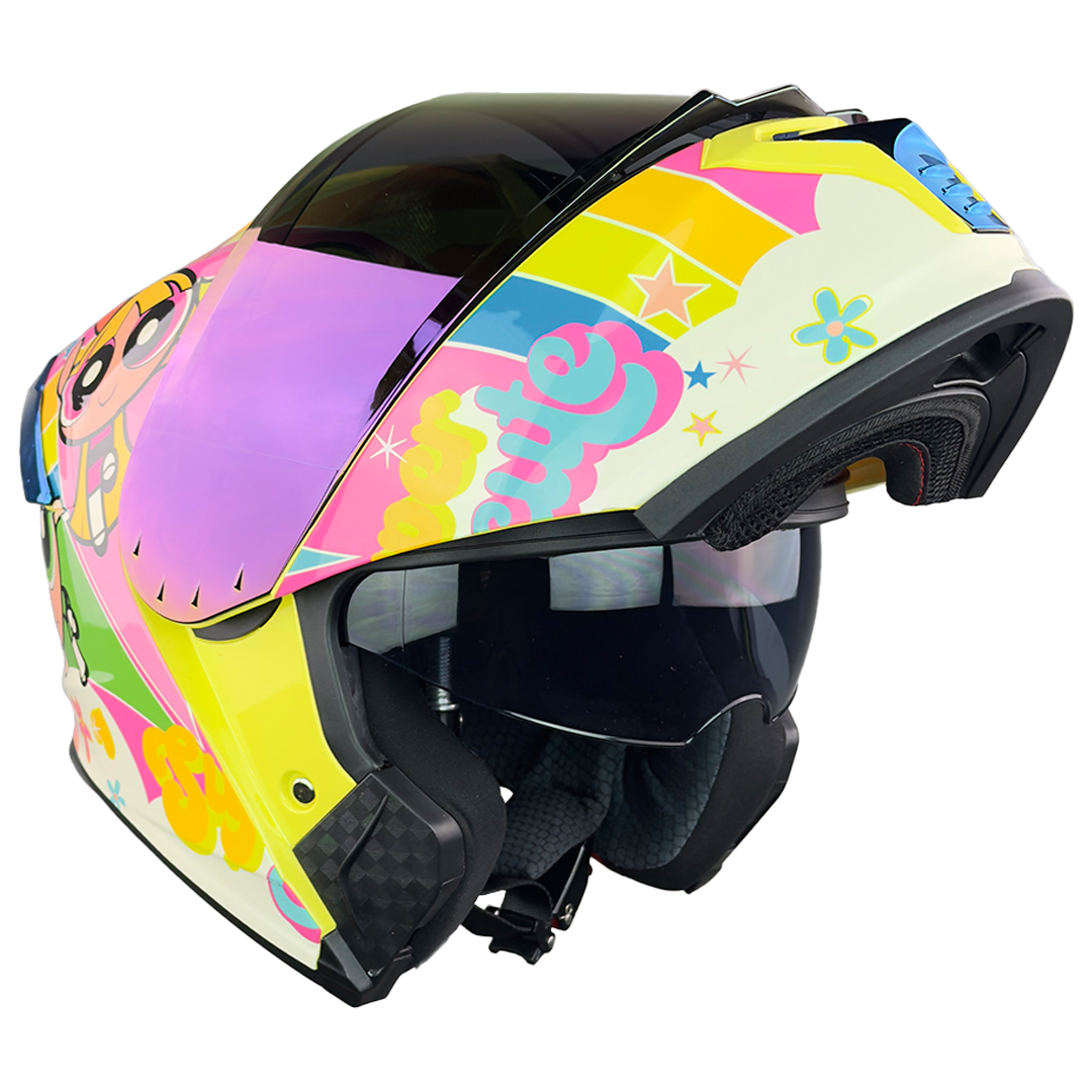 CASCO THUNDER CHICAS SUPERPODEROSAS COLORES Cascos KOV + de motociclista
