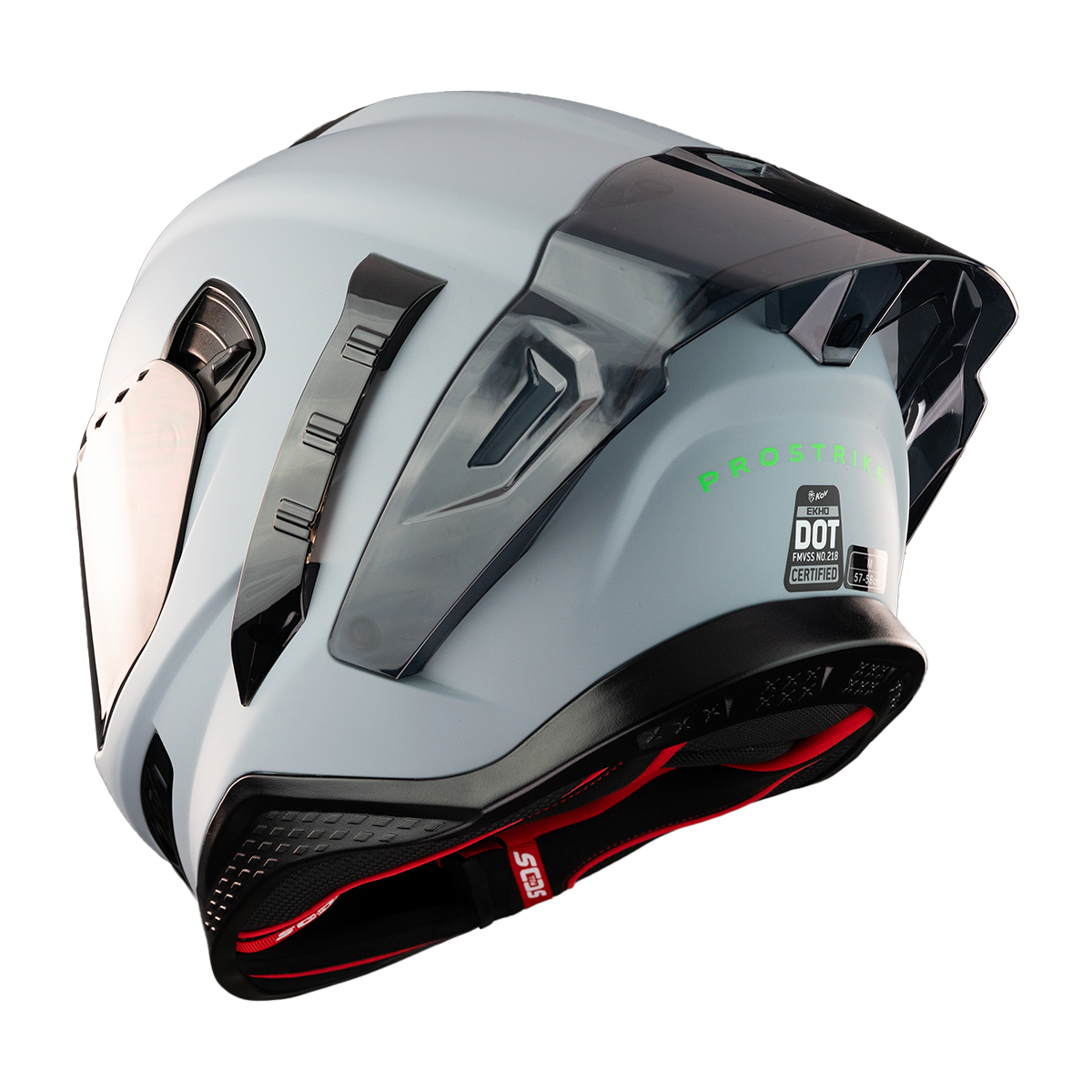 CASCO EKHO GRIS MATE Cascos KOV + de motociclista