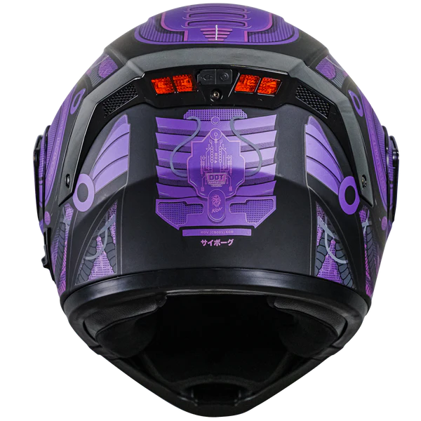CASCO ESTELAR CYBORG MORADO
