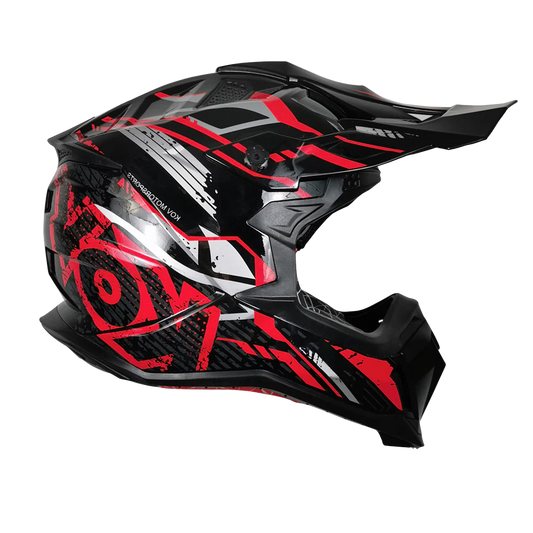 CASCO CROSS DIRT ROJO
