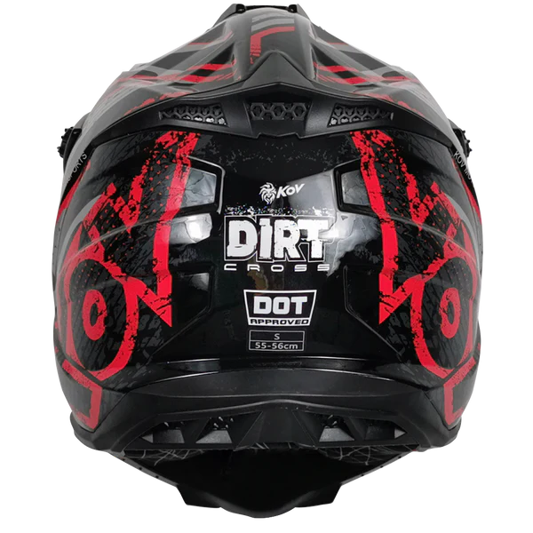 CASCO CROSS DIRT ROJO