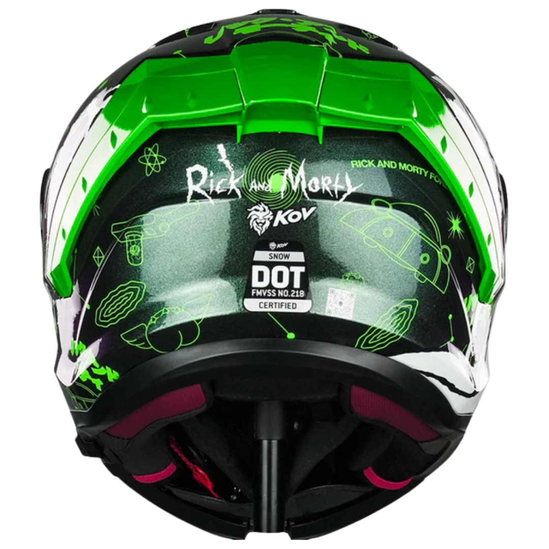 RICK Y MORTY CASCO SNOW RICK SANCHEZ NEGRO