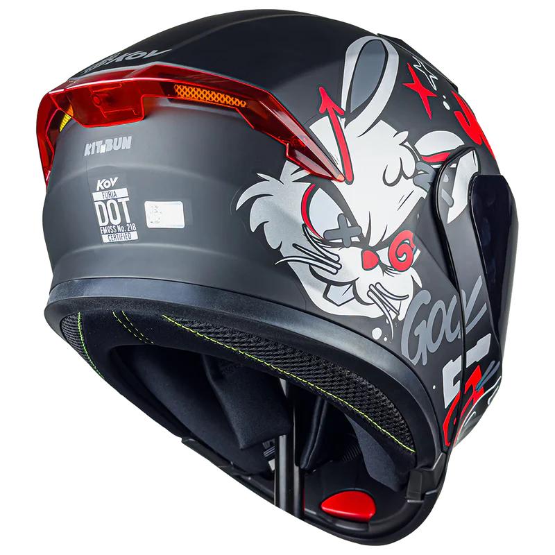 CASCO FURIA KIT N BUN ROJO