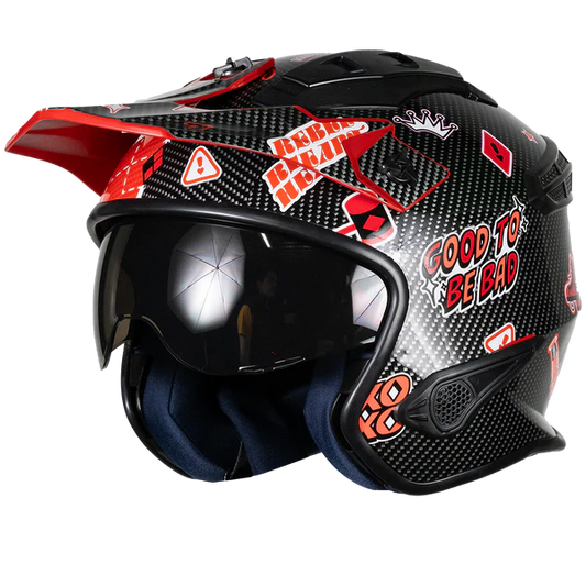 DC CASCO ROCK-O HARLEY QUINN ROJO