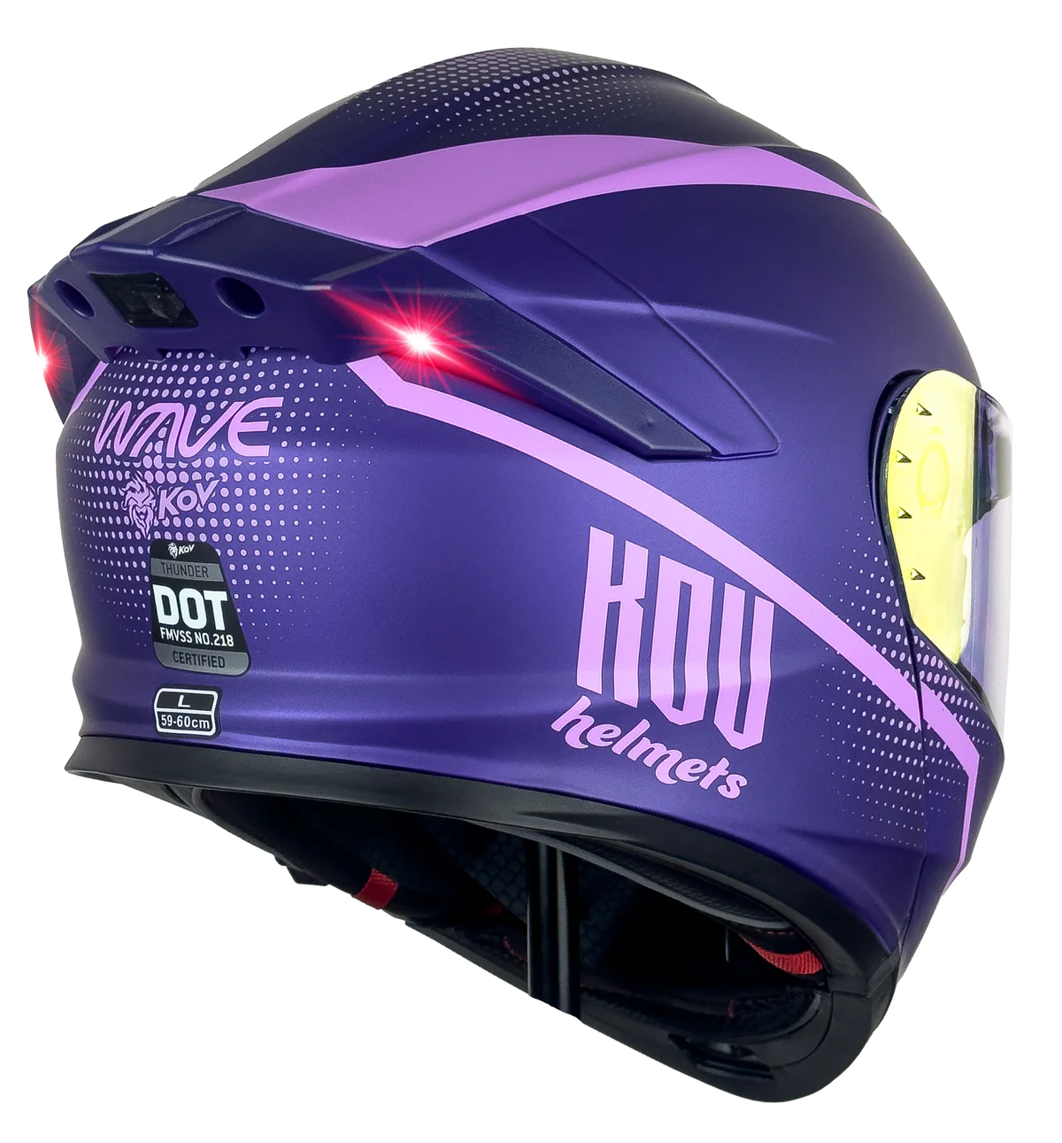CASCO THUNDER WAVES MORADO