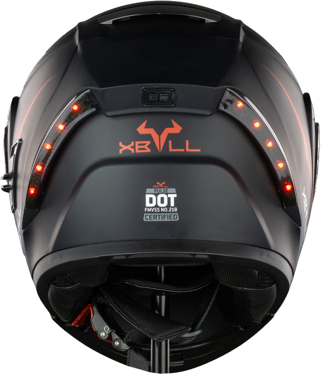 PULSE NEGRO ROJO CON LED