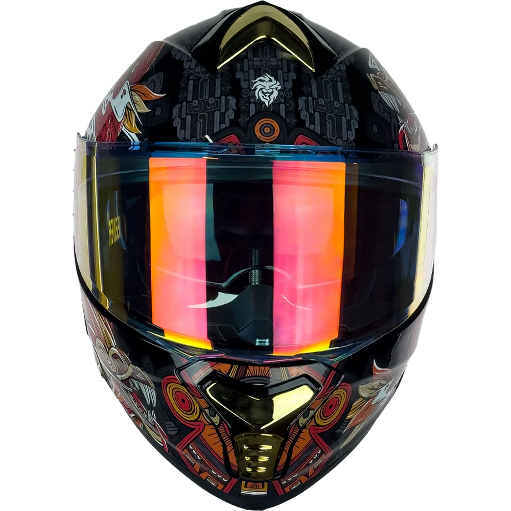 CASCO THUNDER QUETZALCOATL ROJO