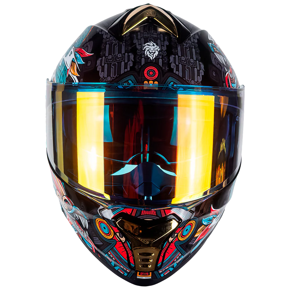 CASCO THUNDER QUETZALCOATL VERDE