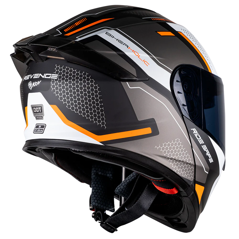 CASCO THUNDER REVENGE NARANJA