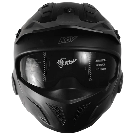 CASCO ROCK-O SOLIDO NEGRO MATE