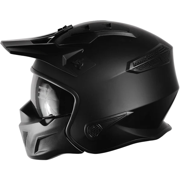 CASCO ROCK-O SOLIDO NEGRO MATE