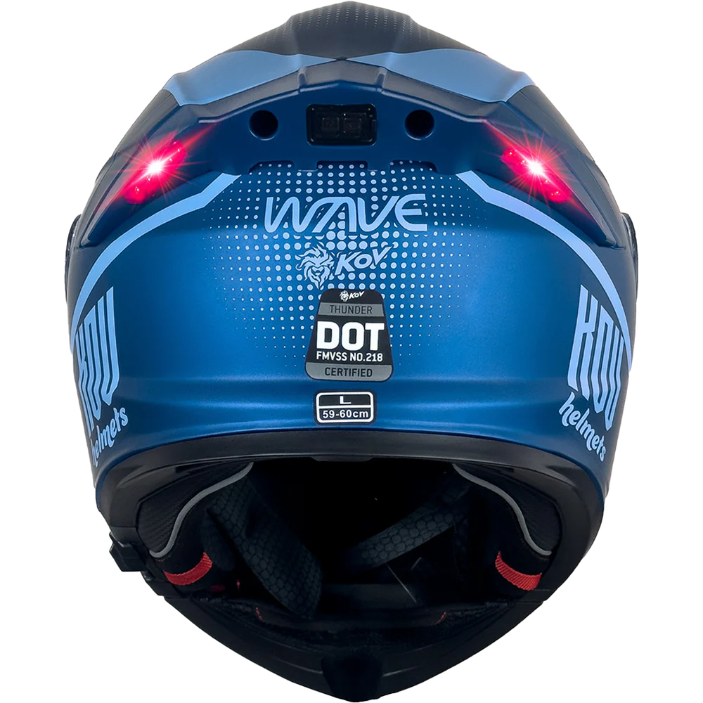 CASCO THUNDER WAVES AZUL