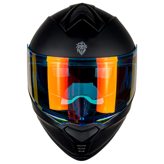 CASCO THUNDER LED NEGRO MATE