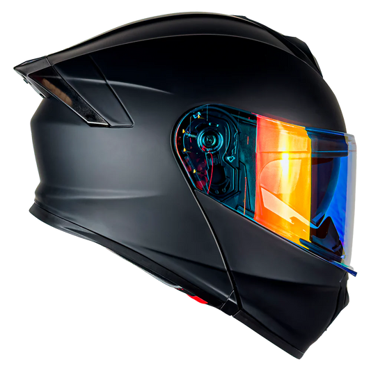 CASCO THUNDER LED NEGRO MATE
