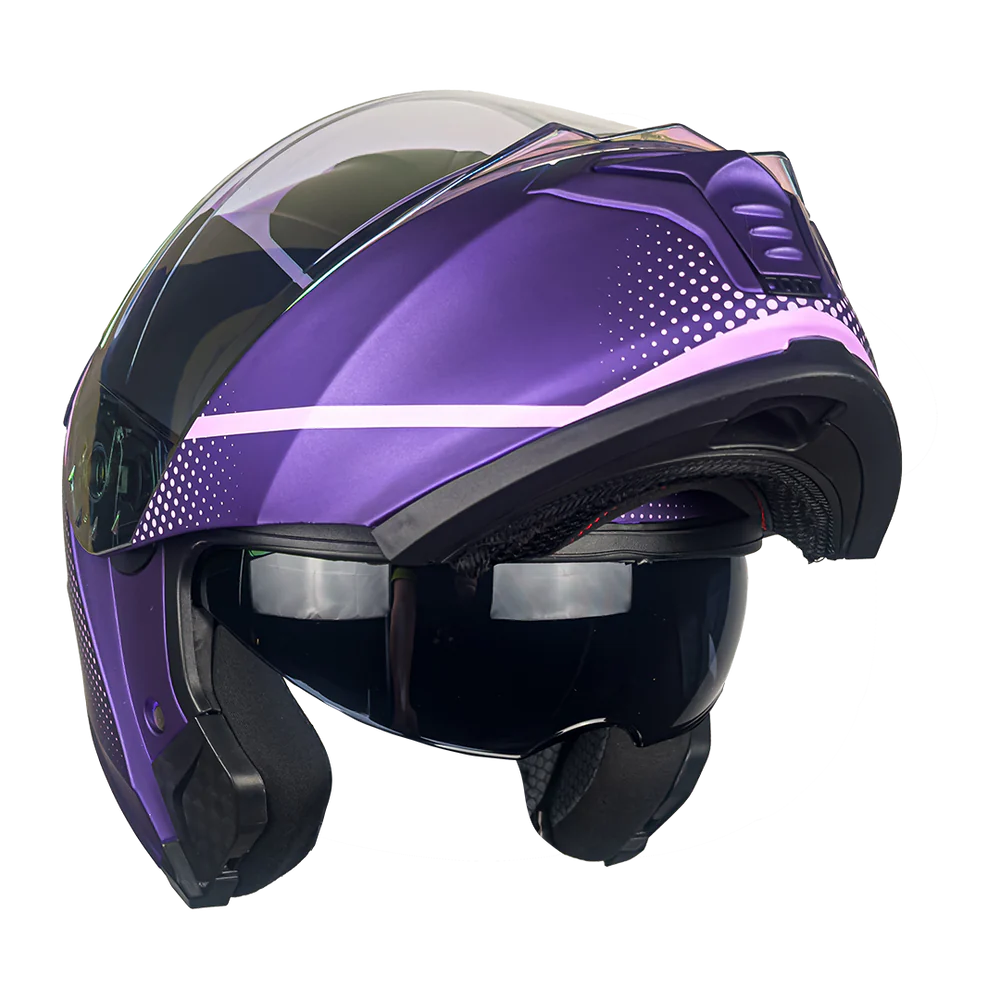 CASCO THUNDER WAVES MORADO