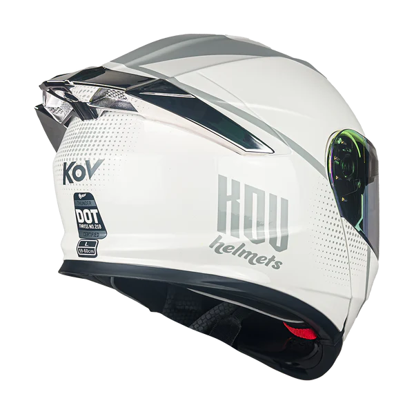 CASCO THUNDER WAVES BLANCO