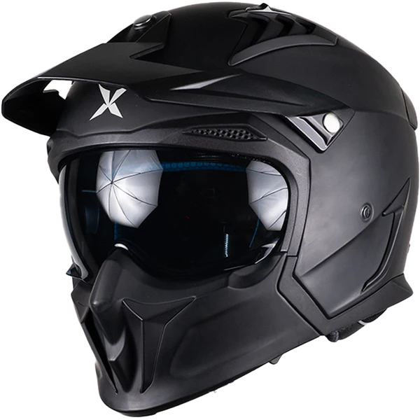 X-KOV CASCO TRACKER NEGRO MATE