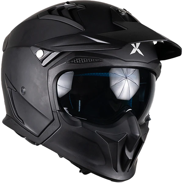 X-KOV CASCO TRACKER NEGRO MATE