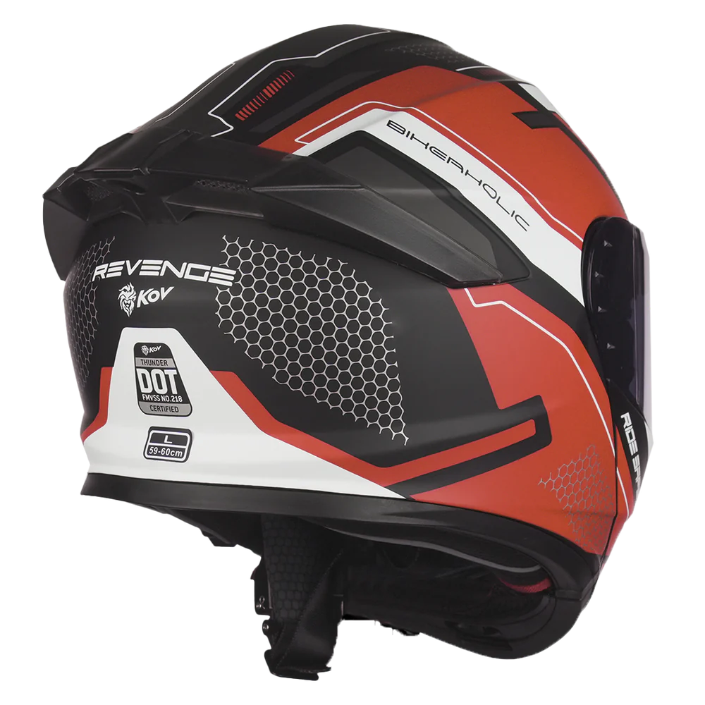 CASCO THUNDER REVENGE ROJO