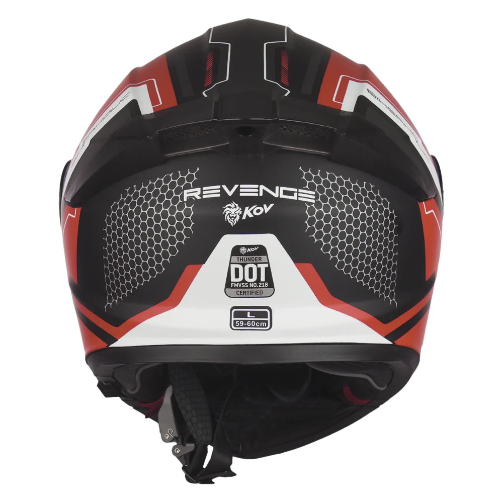 CASCO THUNDER REVENGE ROJO