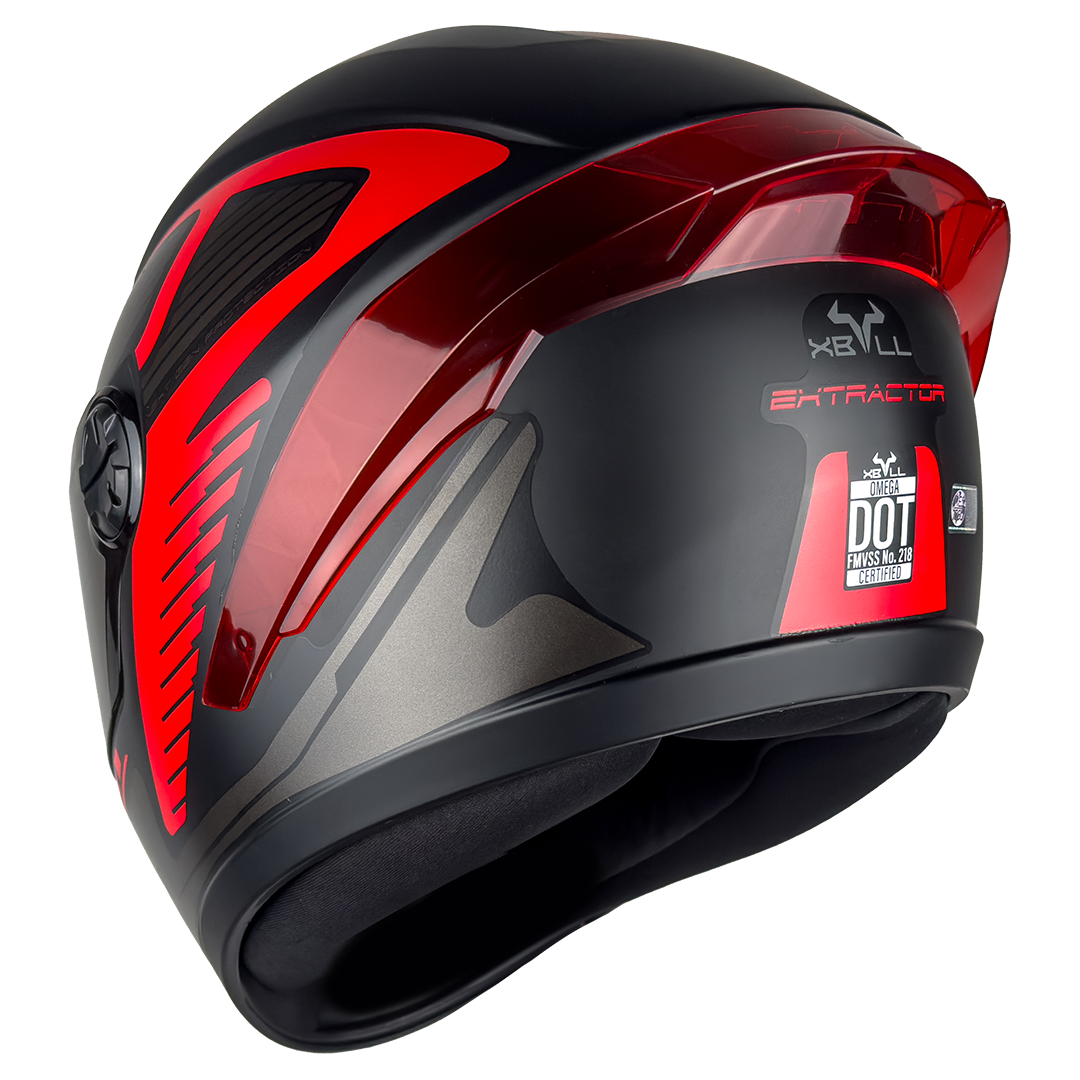 XBULL CASCO OMEGA EXTRACTOR ROJO