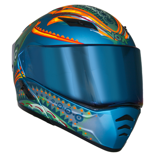 CASCO ESTELAR PEEK CON LUZ LED Cascos KOV + de motociclista