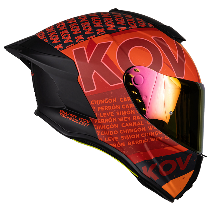 CASCO BUSTER FLOW ROJO Cascos KOV + de motociclista