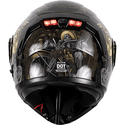 CASCO ABATIBLE ESTELAR MEXA CON LUZ LED