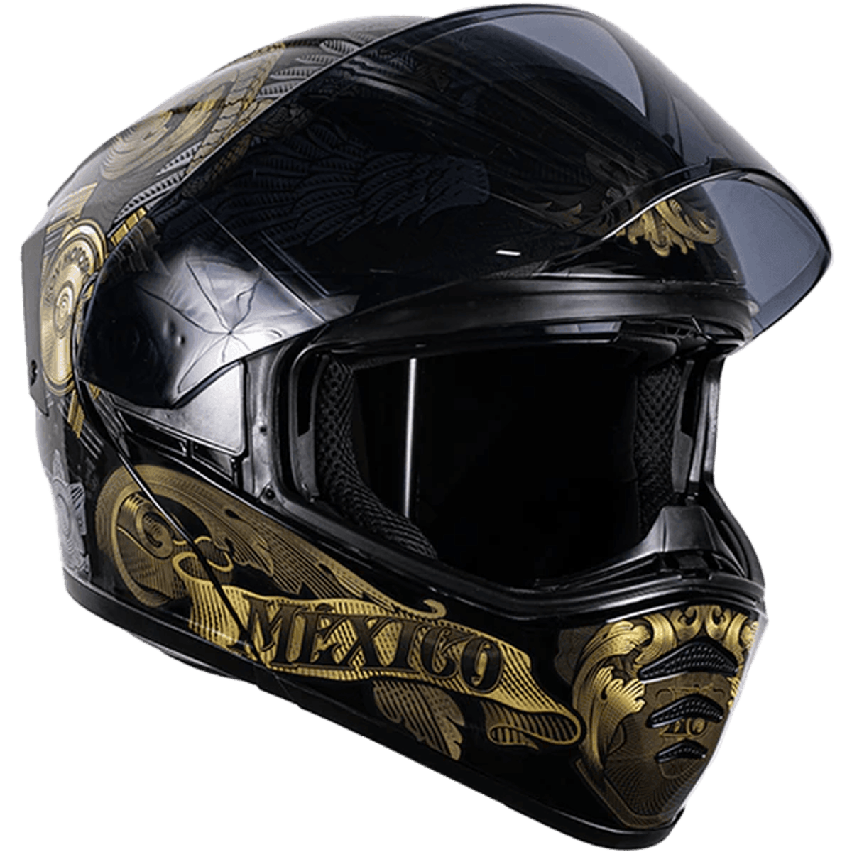 CASCO ABATIBLE ESTELAR MEXA CON LUZ LED