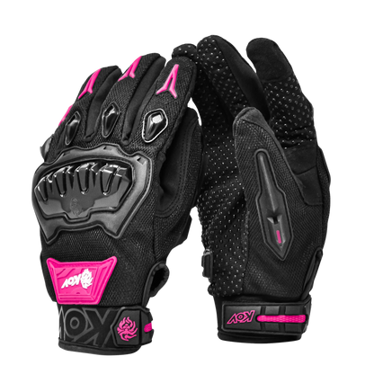 GUANTE KOV DELTA NEGRO / ROSA