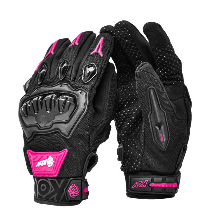 GUANTE KOV DELTA NEGRO / ROSA
