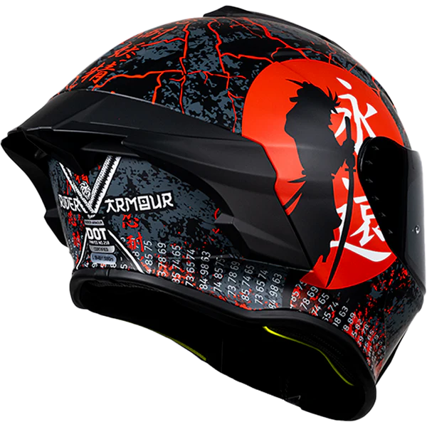 CASCO BUSTER RIDER ARMOUR ROJO