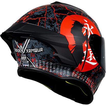 CASCO BUSTER RIDER ARMOUR ROJO
