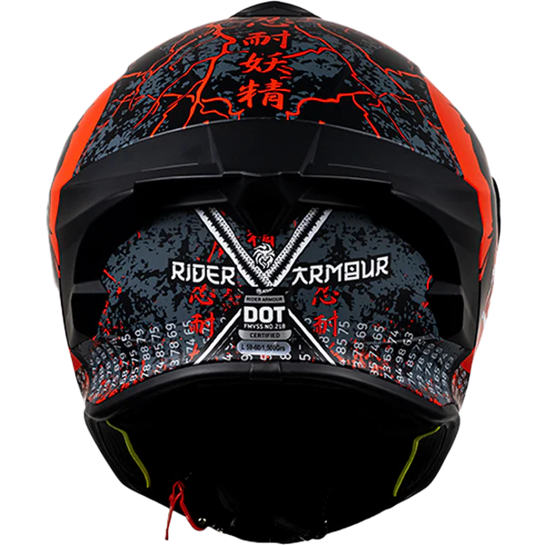 CASCO BUSTER RIDER ARMOUR ROJO