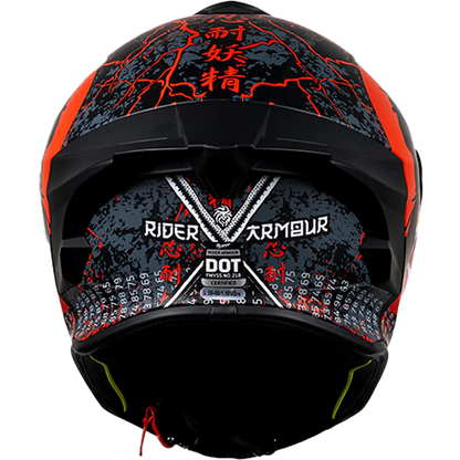 CASCO BUSTER RIDER ARMOUR ROJO
