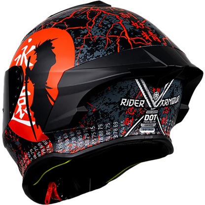 CASCO BUSTER RIDER ARMOUR ROJO