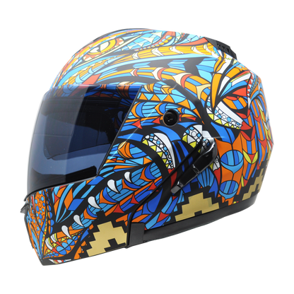 CASCO STEALTH ALEBRIJE AZUL Cascos KOV + de motociclista