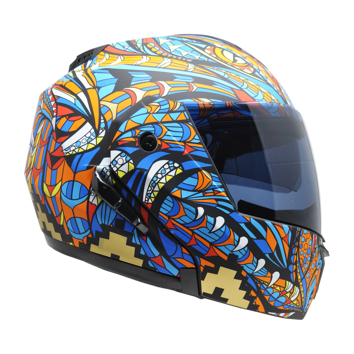 CASCO STEALTH ALEBRIJE AZUL Cascos KOV + de motociclista