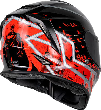 DC CASCO KROON BATMAN ROJO