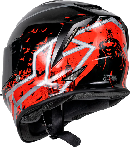 DC CASCO KROON BATMAN ROJO