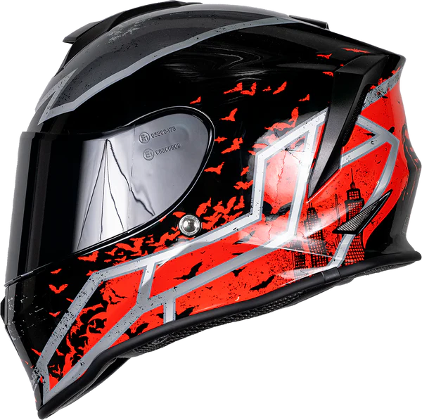 DC CASCO KROON BATMAN ROJO