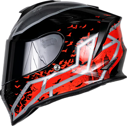 DC CASCO KROON BATMAN ROJO