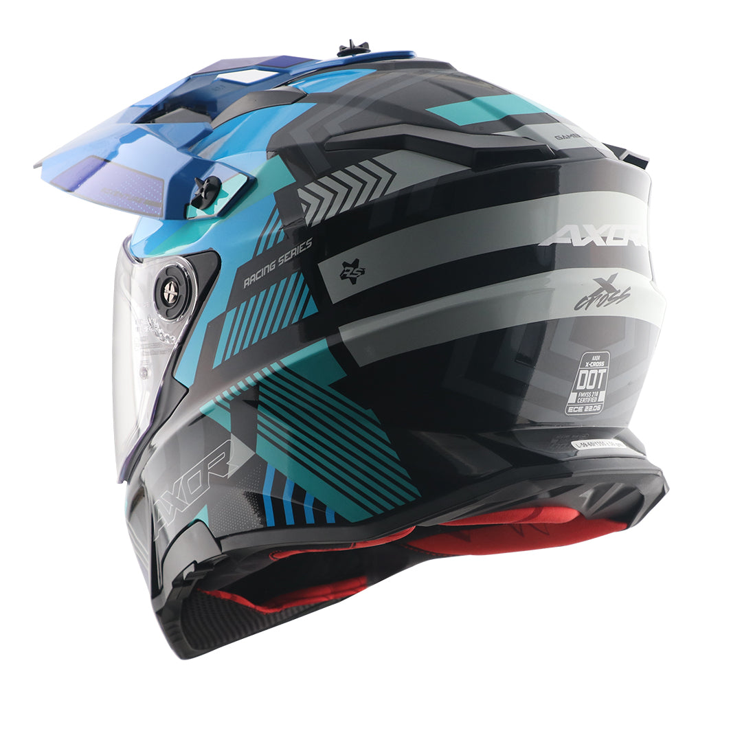 CASCO X CROSS GAMBLING AZUL