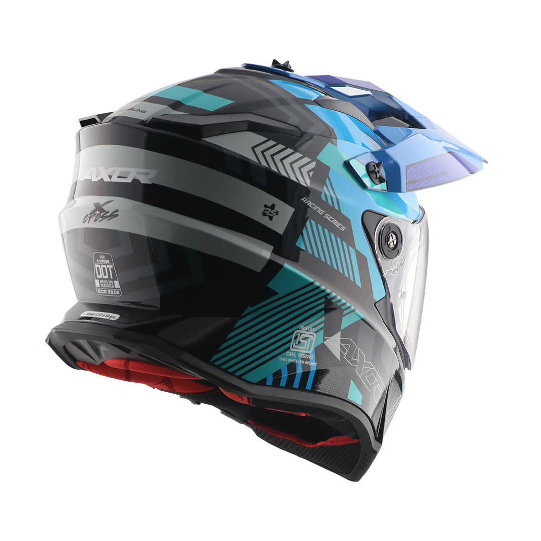 CASCO X CROSS GAMBLING AZUL
